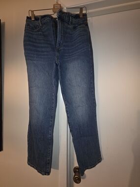 Classic Straight Leg Women's Jeans in Dark Blue
